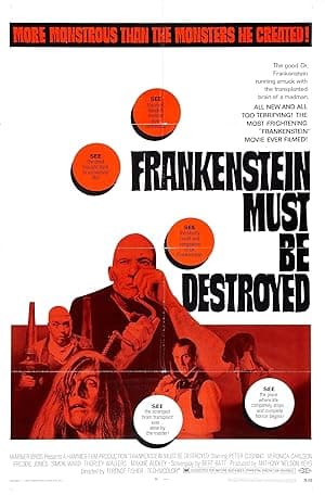 Frankenstein Must Be Destroyed poster