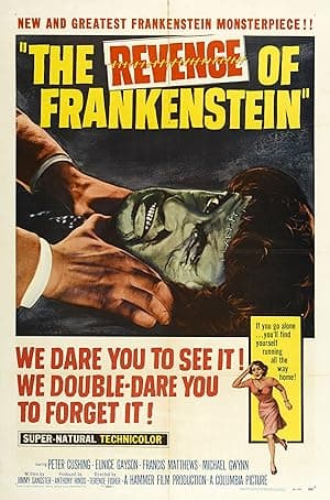 The Revenge of Frankenstein poster