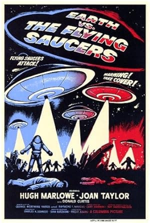 Earth vs. the Flying Saucers poster